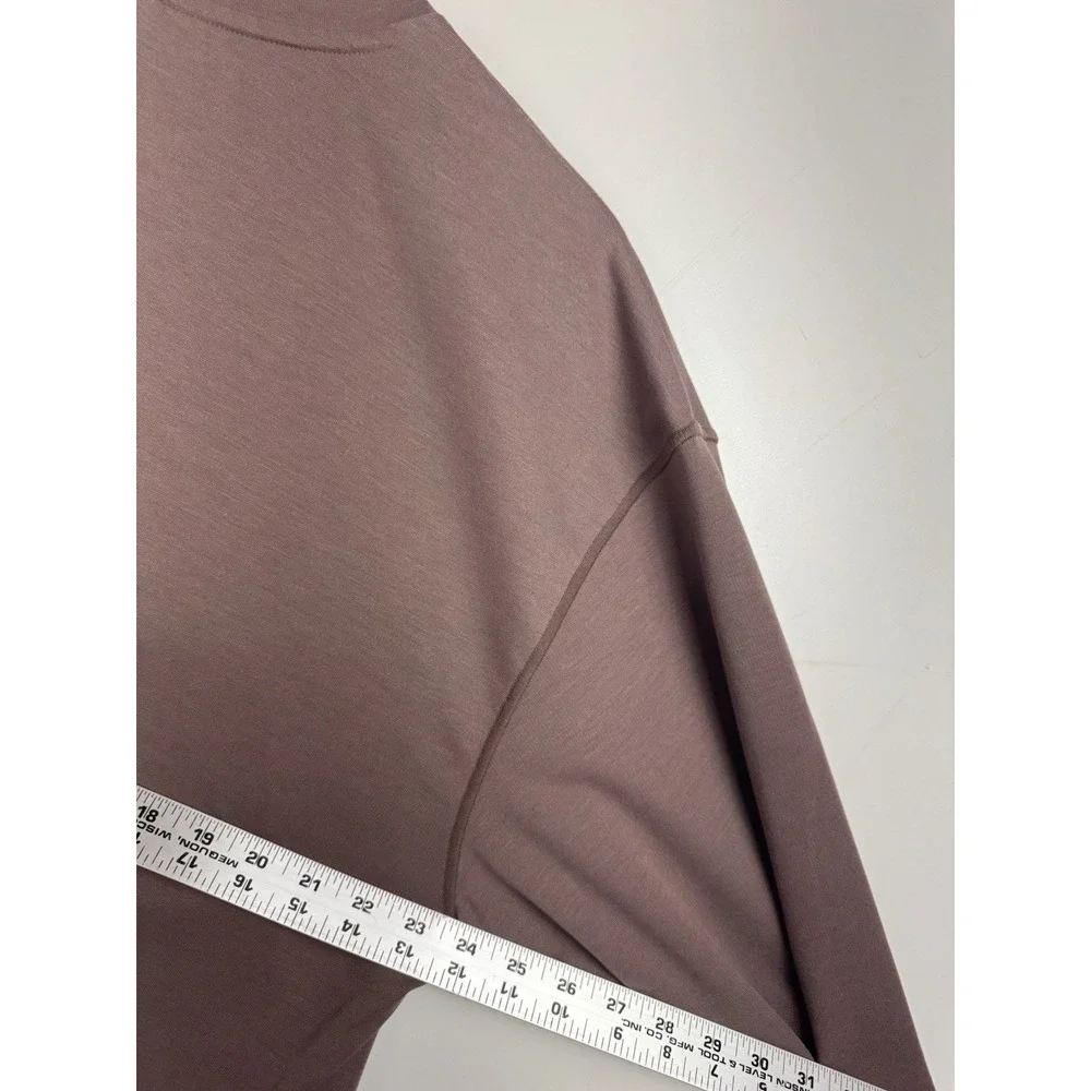 Nike Tech Pack Long Sleeve Shirt Oversized Fit Plum Mens Sz L Athletic Comfort